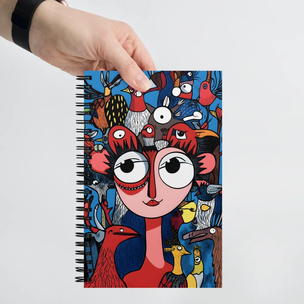 The Gathered Flock 
 Spiral Notebook | 140 pages