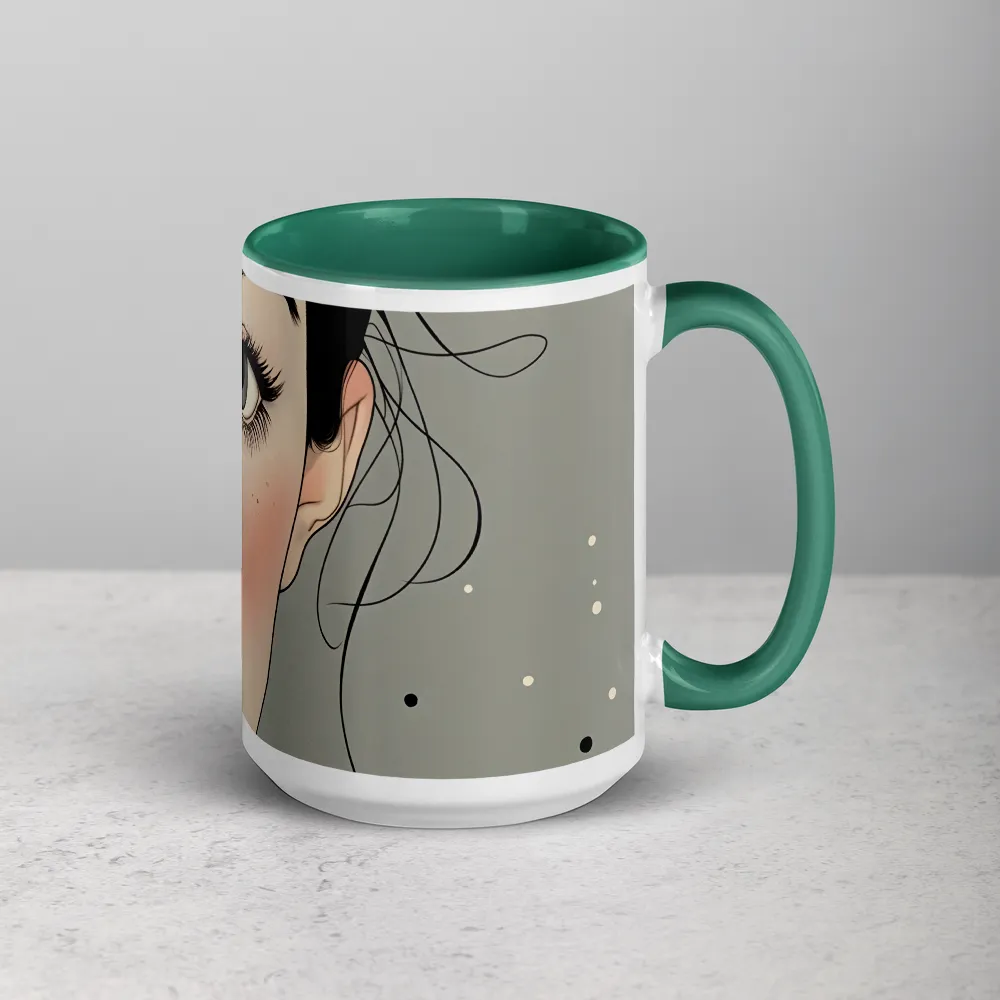 Freckled Grace 
 Mug with Red inside