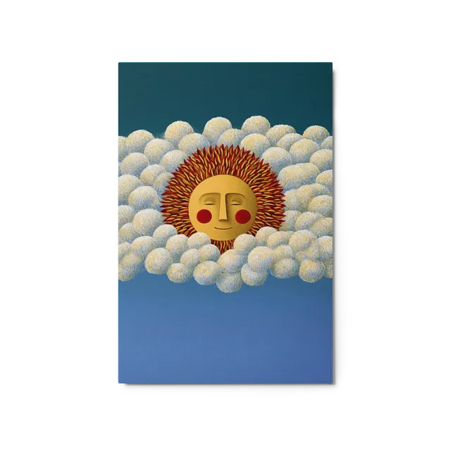 Golden Sun in the Clouds | Art Print