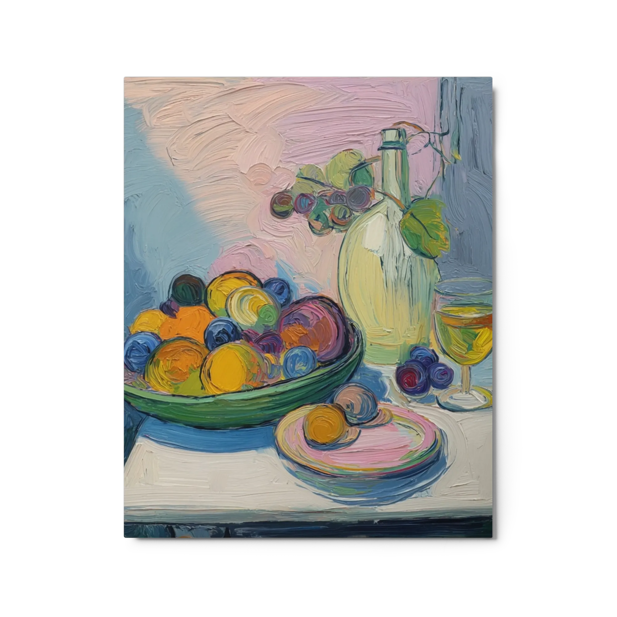 Still Life with Wine and Fruit