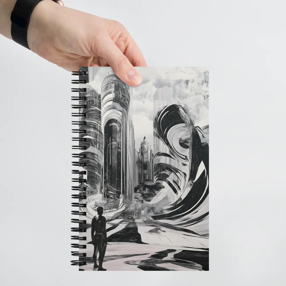 Gaze of Dystopia 
 Spiral Notebook | 140 pages
