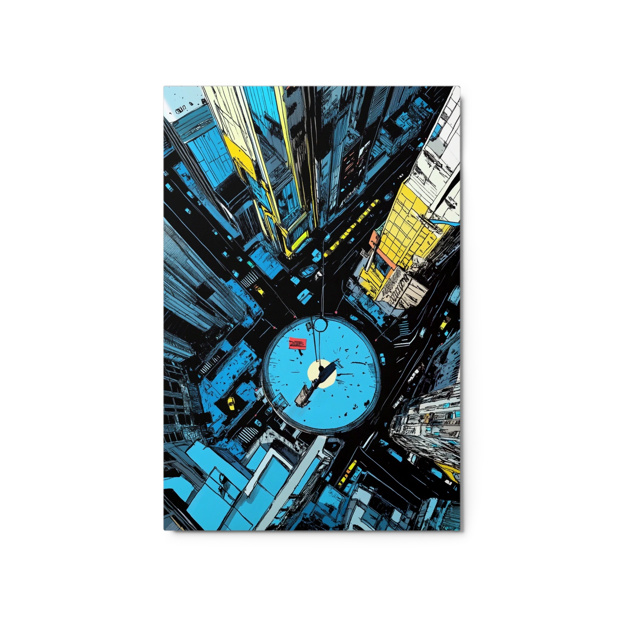 Cityscape with Clock