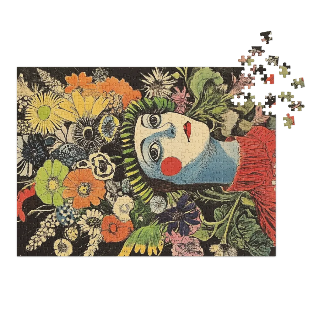 Mulher das Flores 
 Puzzle em caixa de metal