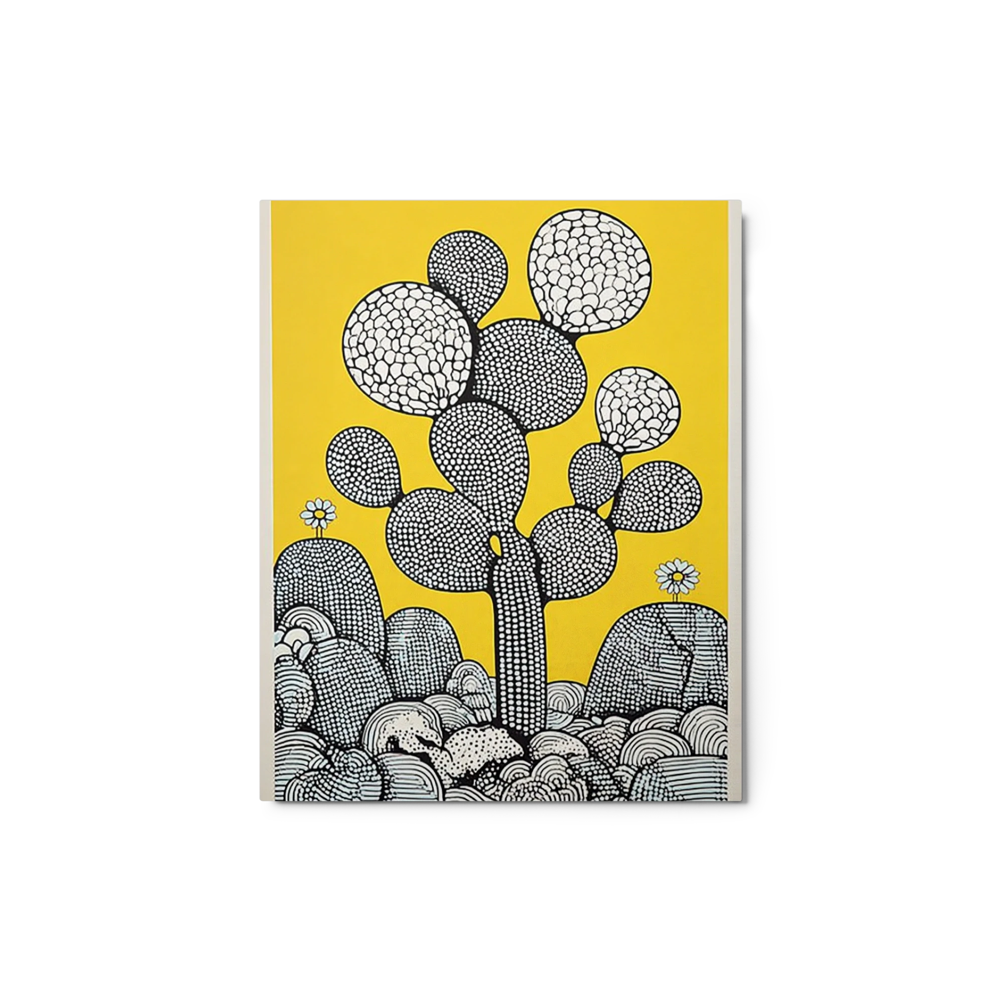 Dotted Cactus in Yellow