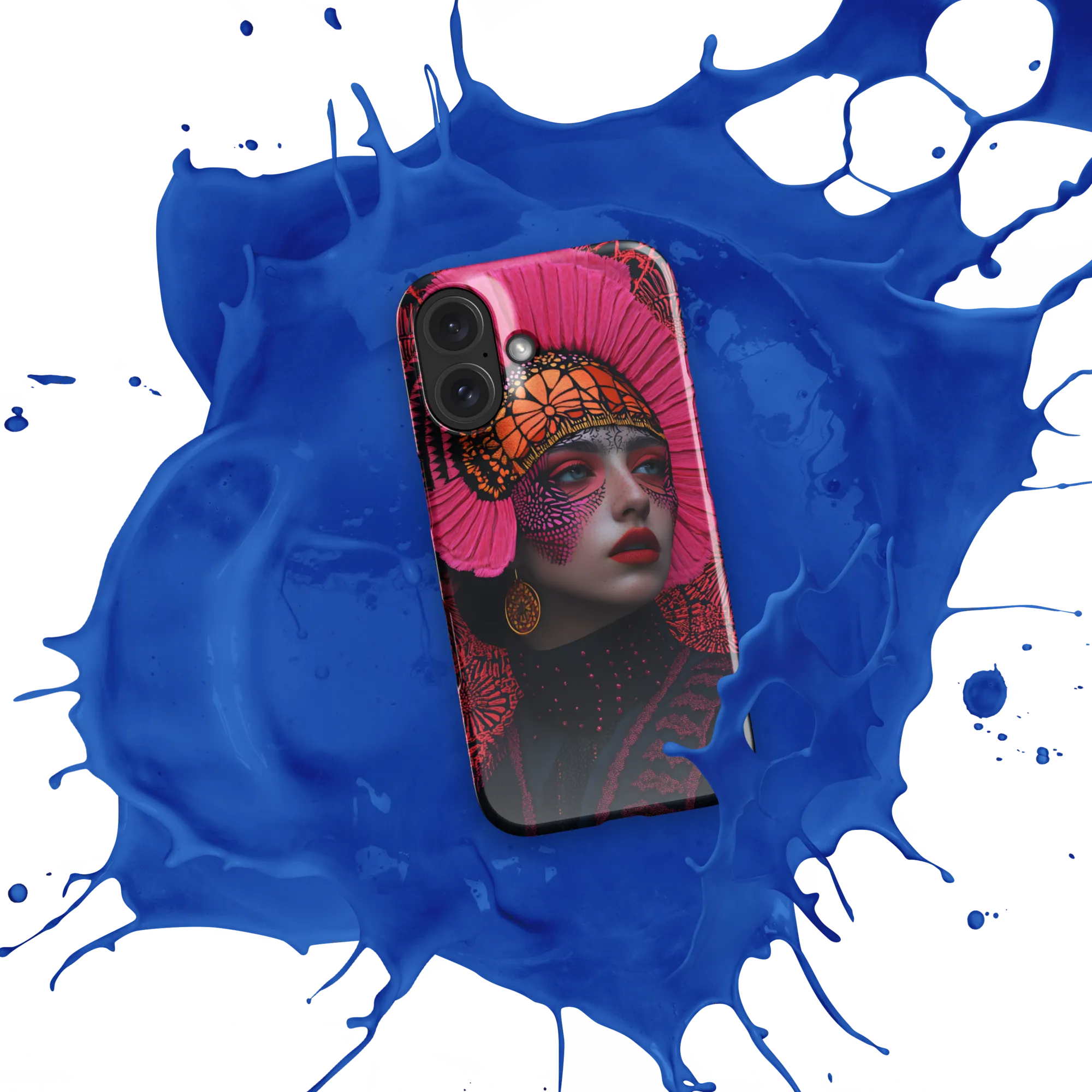 Ornate Tribal Gaze 
 iPhone 17 Pro | Snap Case