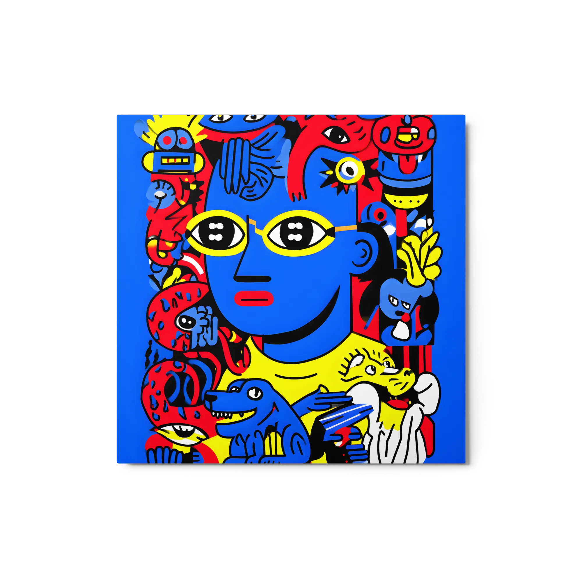 Le Visage Bleu Éclectique