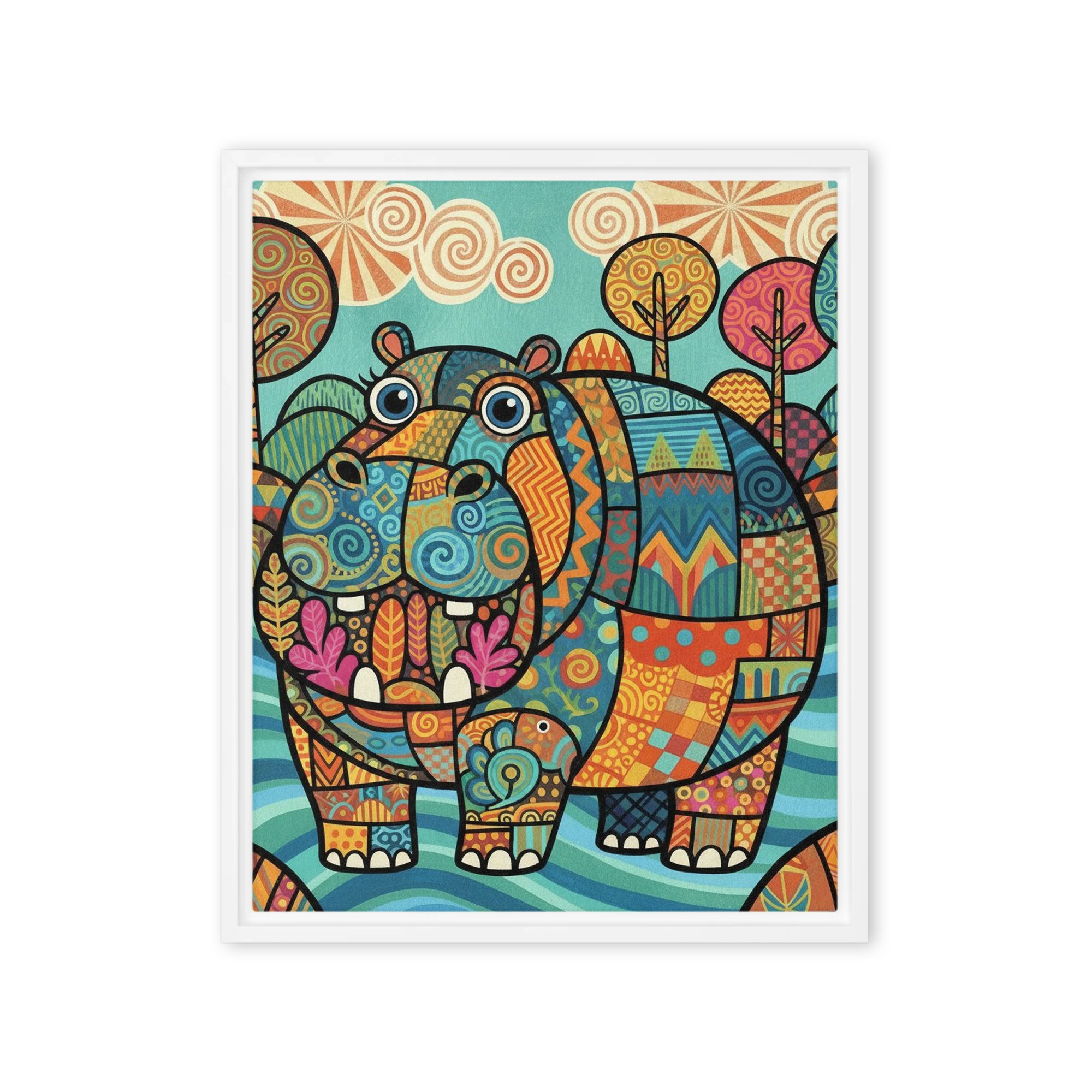 Patchwork Hippo