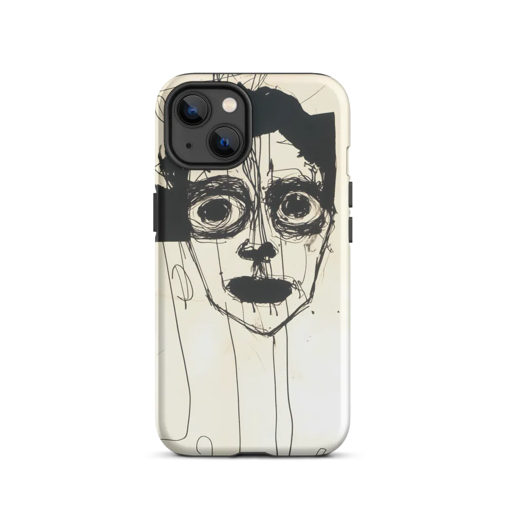 Abstract Ink Portrait | Phone Case