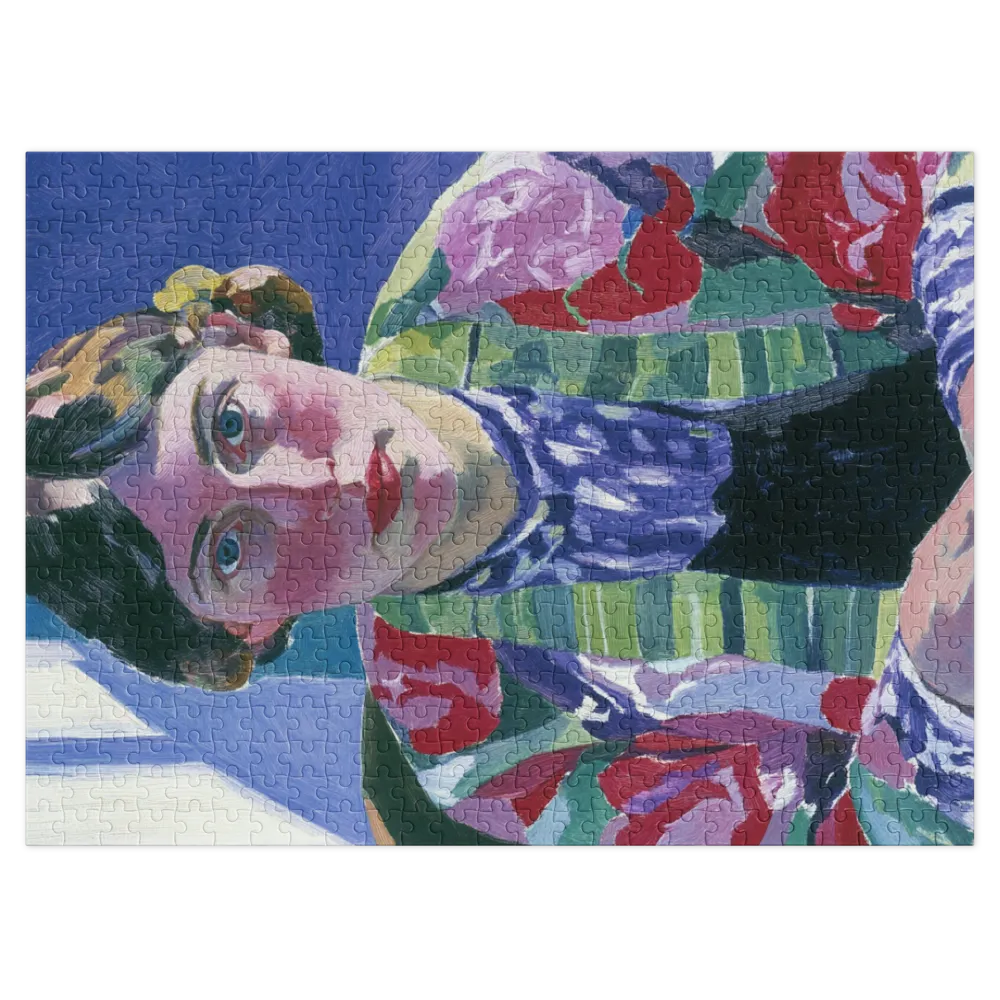 Autoportrait de Vanessa Bell 
 Puzzle en boite metallique