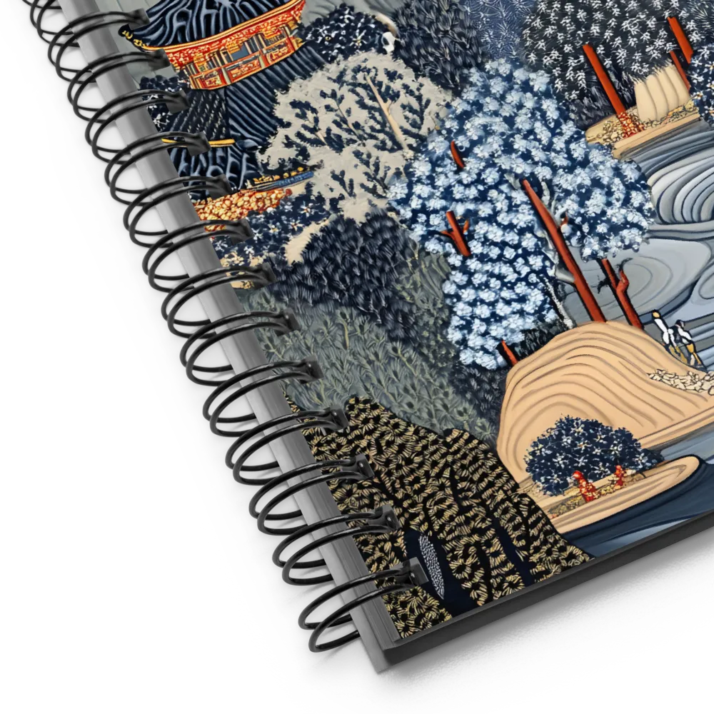 Serene Korean Landscape 
 Spiral Notebook | 140 pages