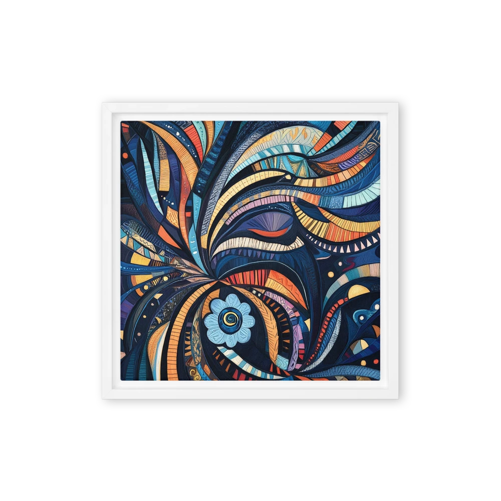 Luminous Abstract Bloom | Art Print