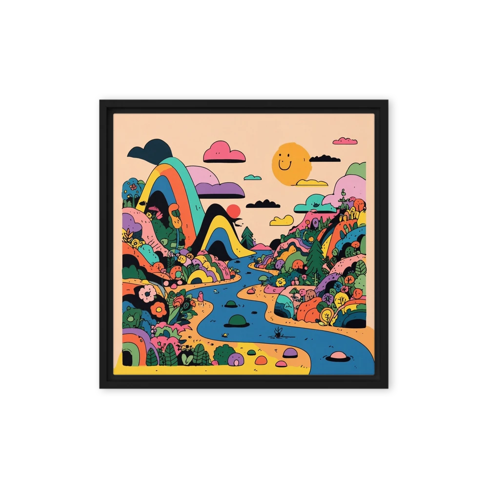 Sunshine Over the Rainbow Valley | Art Print