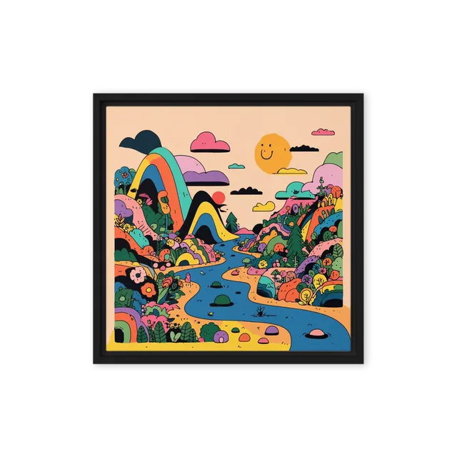 Sunshine Over the Rainbow Valley | Art Print