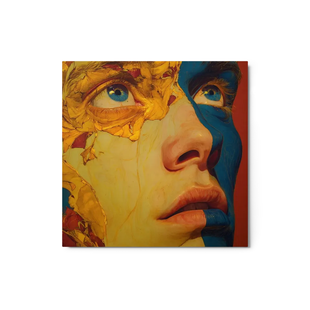 Gold and Azure Dualism | Art Print