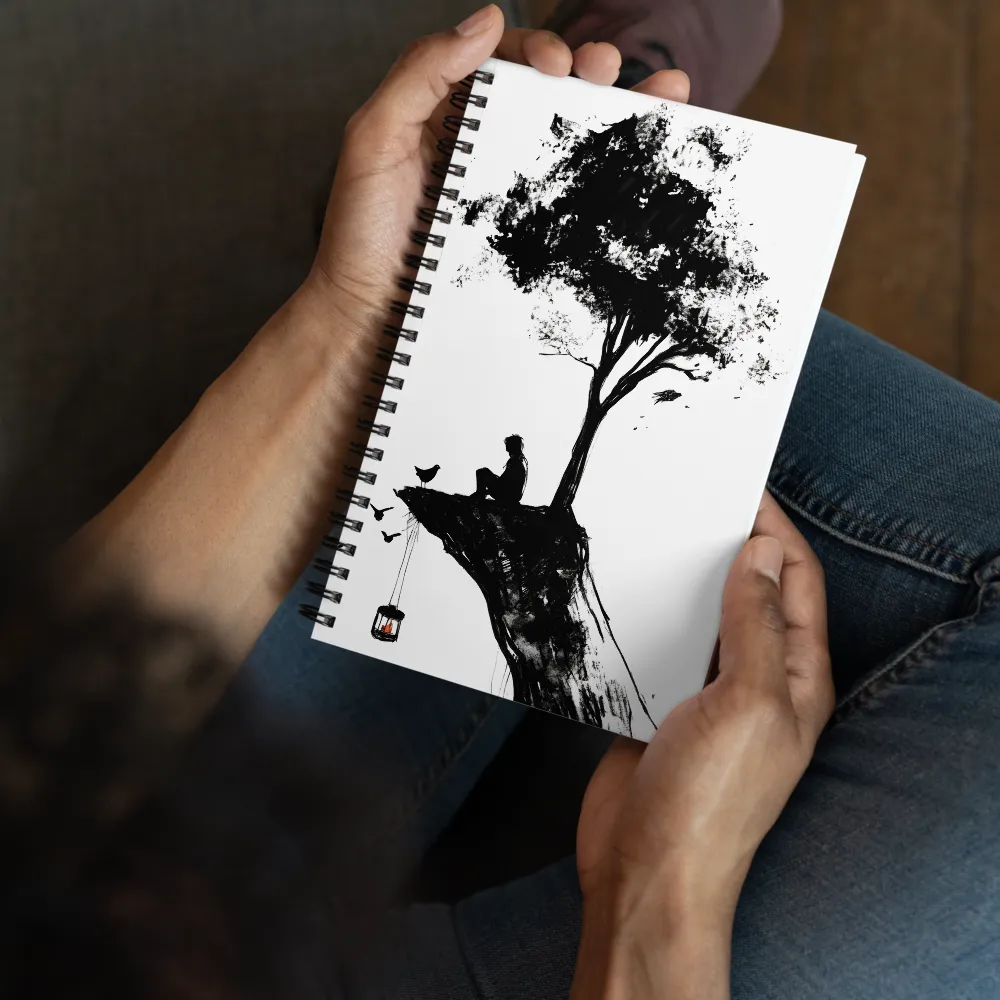 Under the Lonely Tree 
 Spiral Notebook | 140 pages