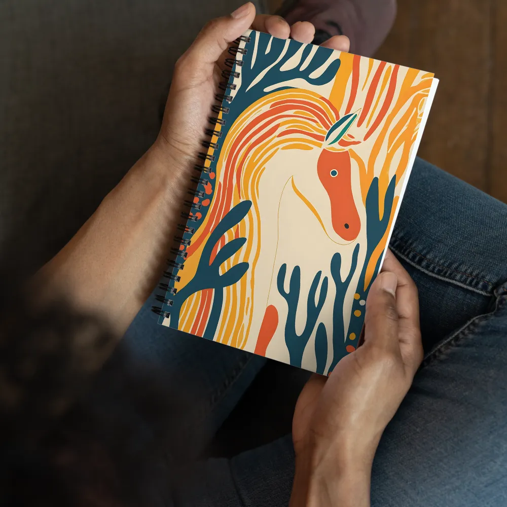 The Abstract Horse 
 Spiral Notebook | 140 pages