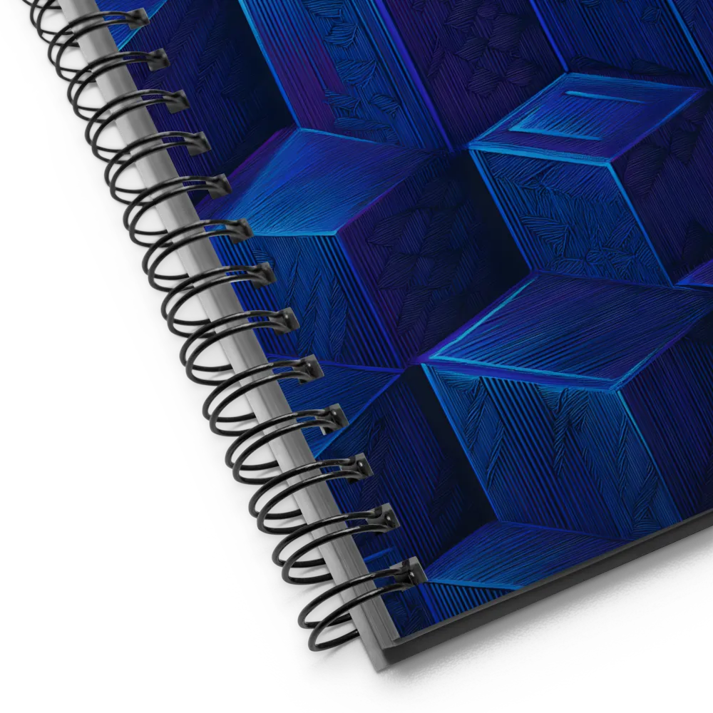 Geometric Cube Matrix 
 Spiral Notebook | 140 pages