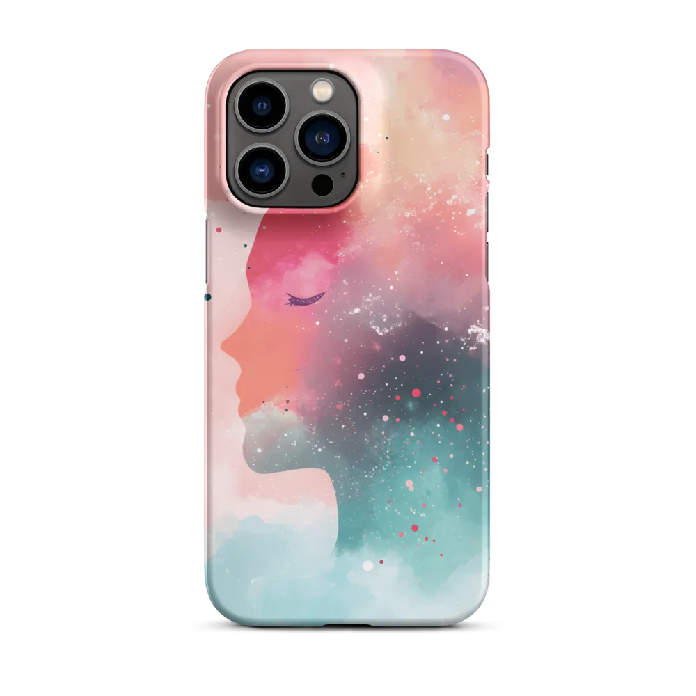 Cosmic Silhouette of a Woman | Phone Case
