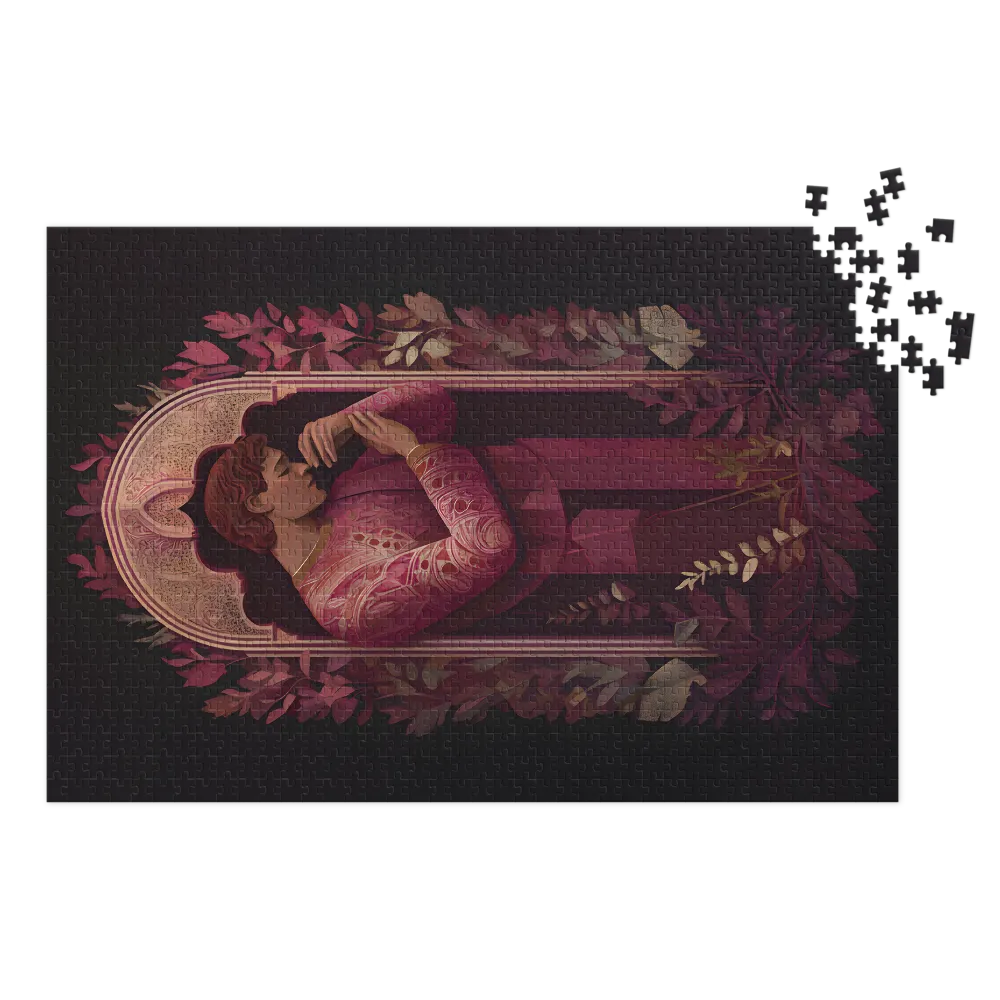 The Contemplative 
 Jigsaw Puzzle in Tin Box