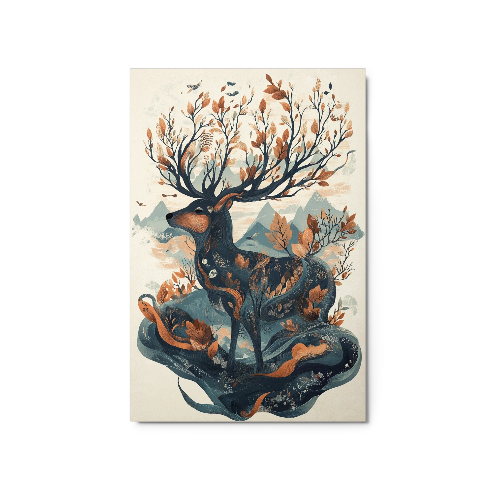 Surreal Deer in Nature