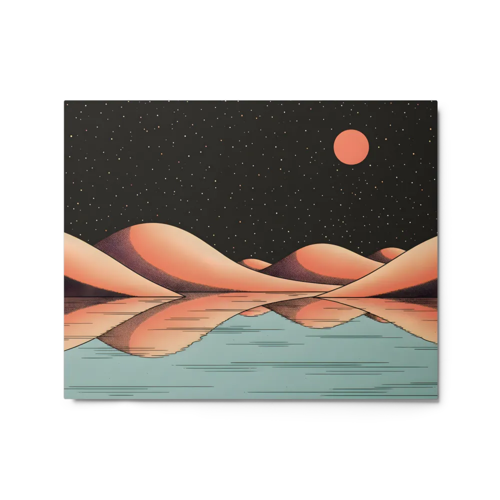 Desert Dreamscape 
 Canvas with Brown Frame