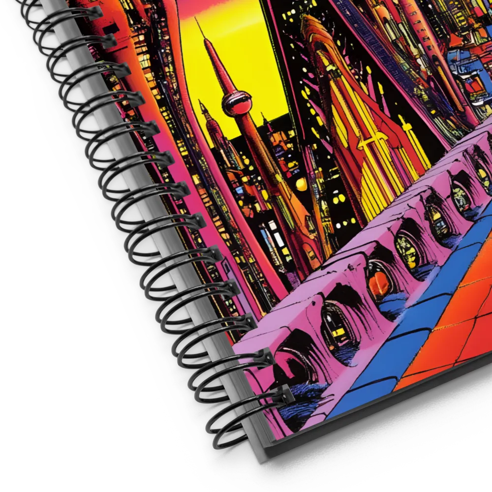 Cosmic Metropolis Dream 
 Spiral Notebook | 140 pages