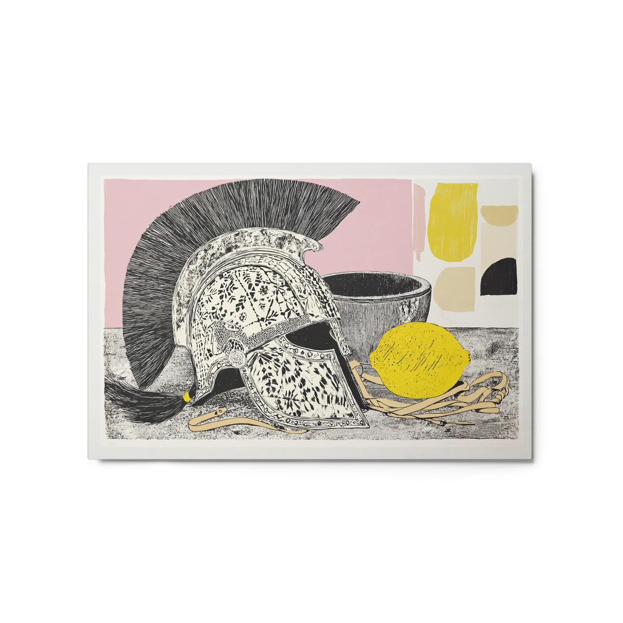 Still Life with Greek Helmet