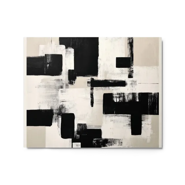 Monochromatic Blocks | Art Print