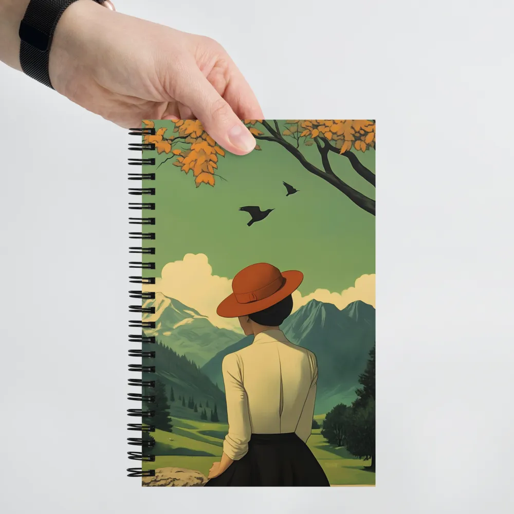 Autumn Mountain Vista 
 Spiral Notebook | 140 pages