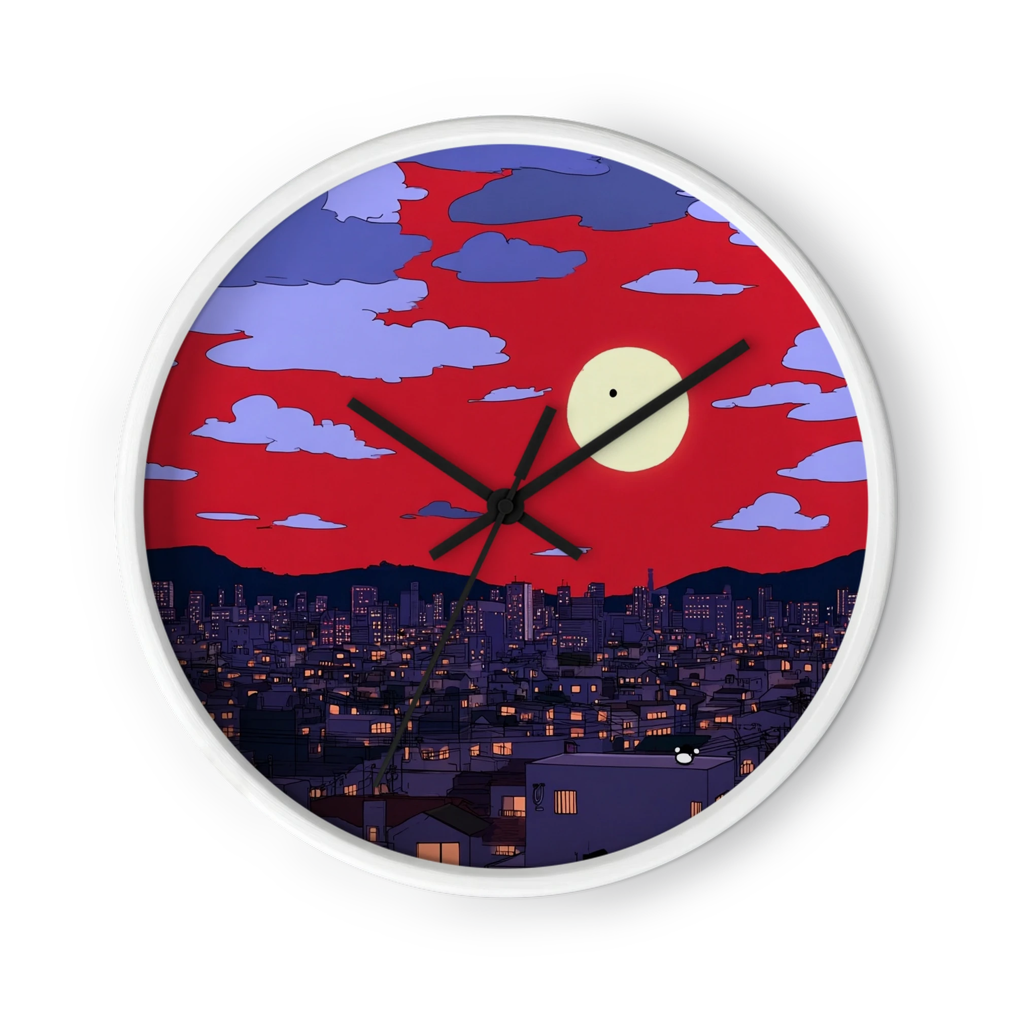 Red Sky Over the City