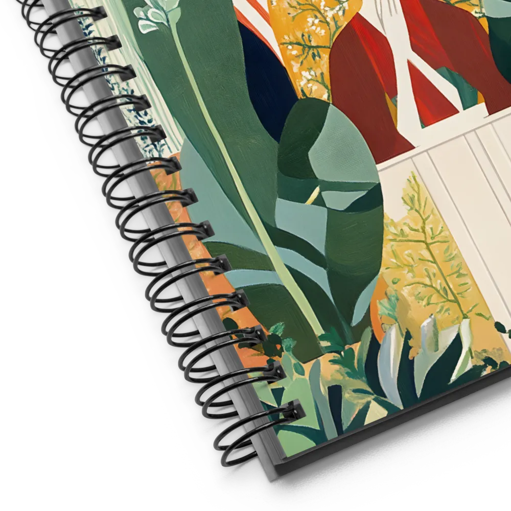 Meditative Floral Vision 
 Spiral Notebook | 140 pages