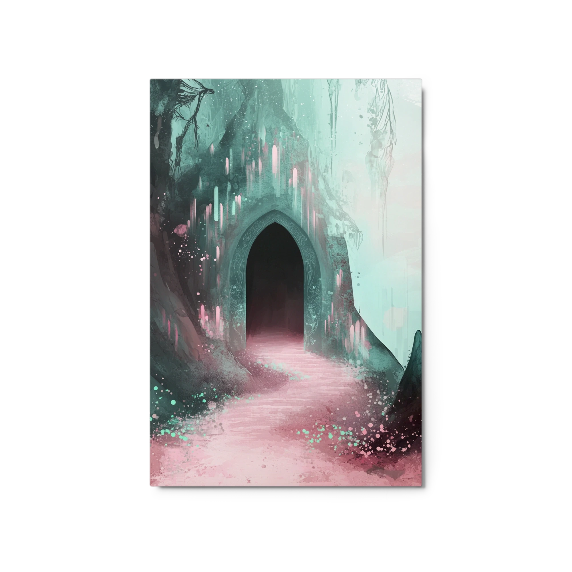 Ornate Archway in Fantasy Landscape