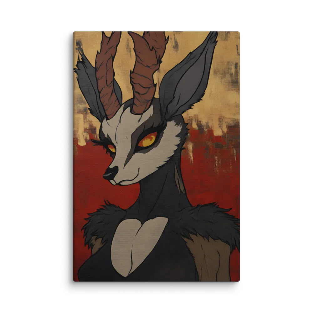 The Horned Spirit 
 Canvas | 32″x 48″