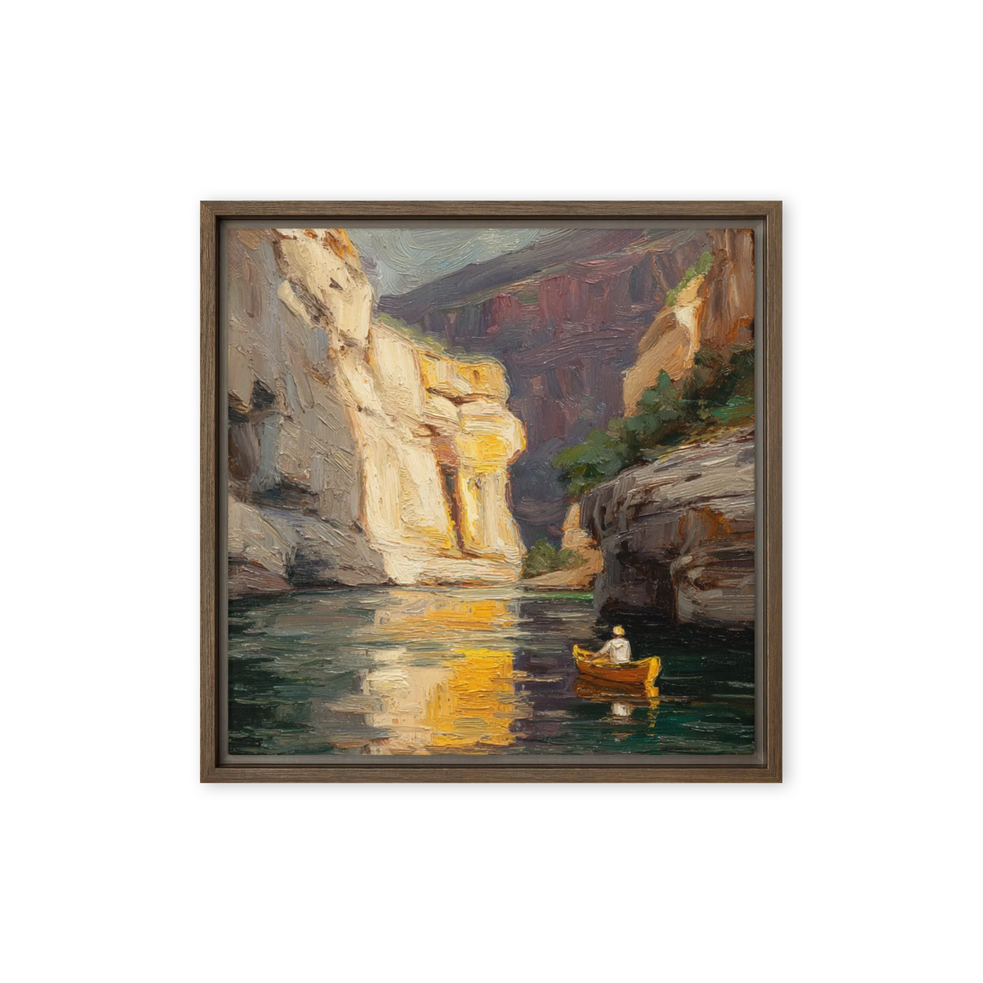 Landscapes Carved from Color — Land, Laid Thick