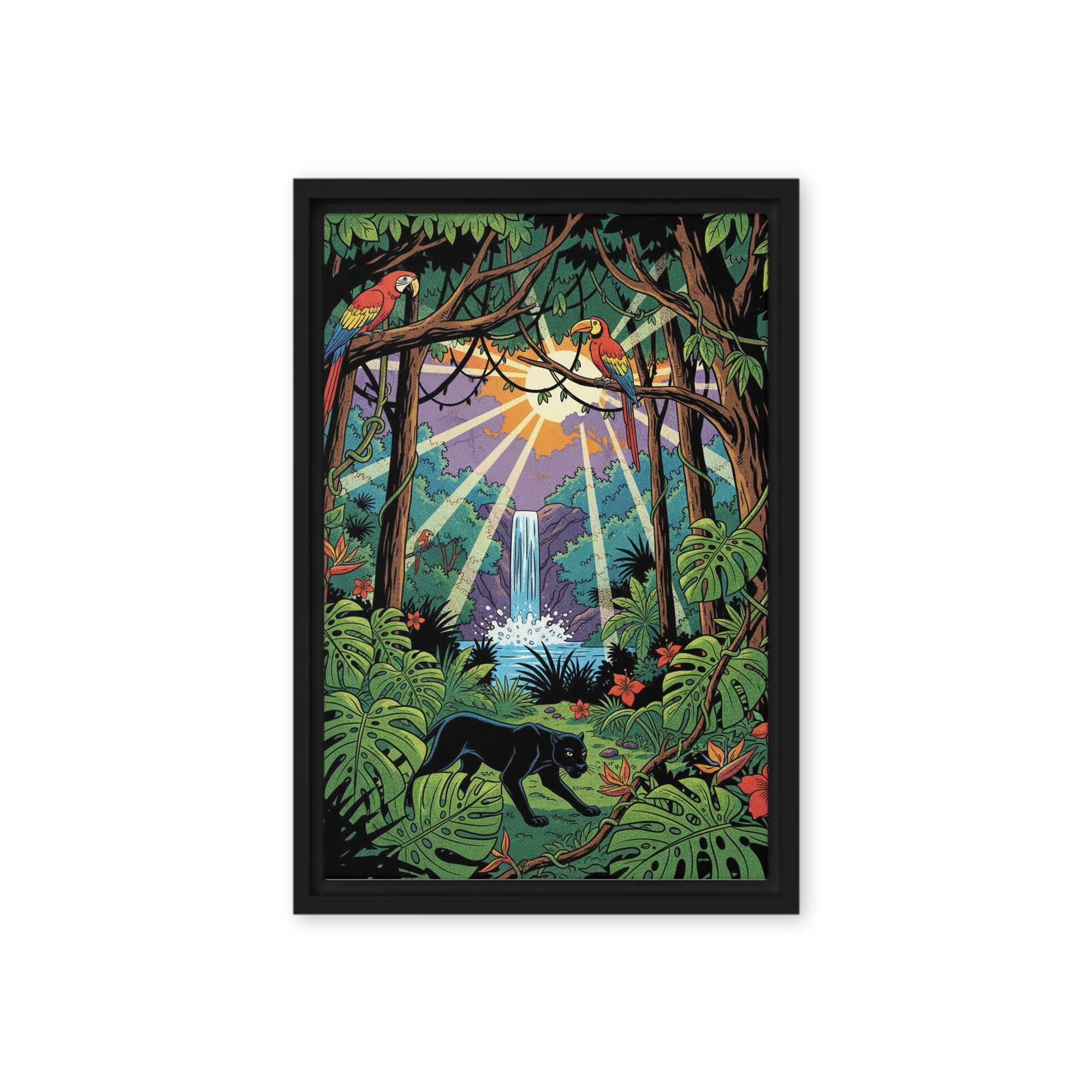 Panther's Jungle Realm | Art Print