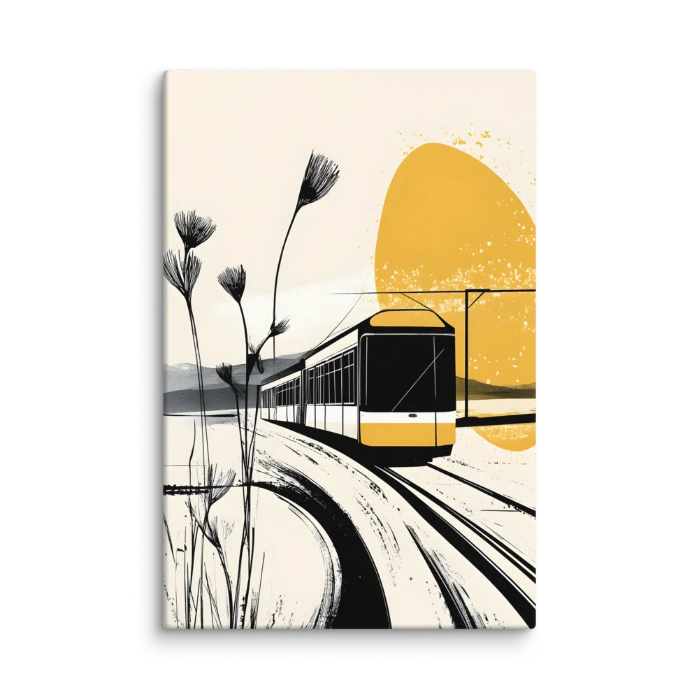 The Golden Hour Commute 
 Canvas | 32″x 48″