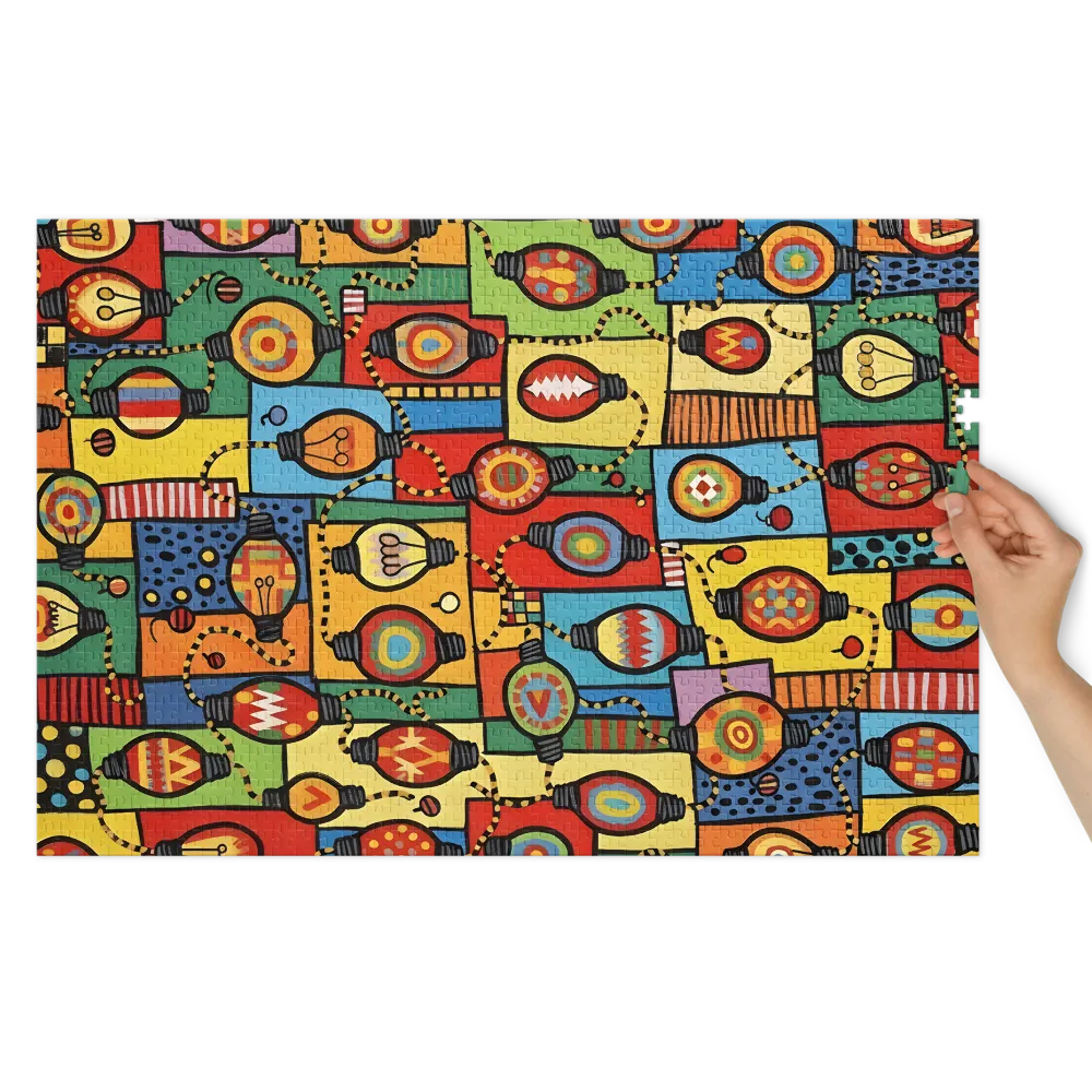 Patchwork Lightbulbs | Jigsaw Puzzles