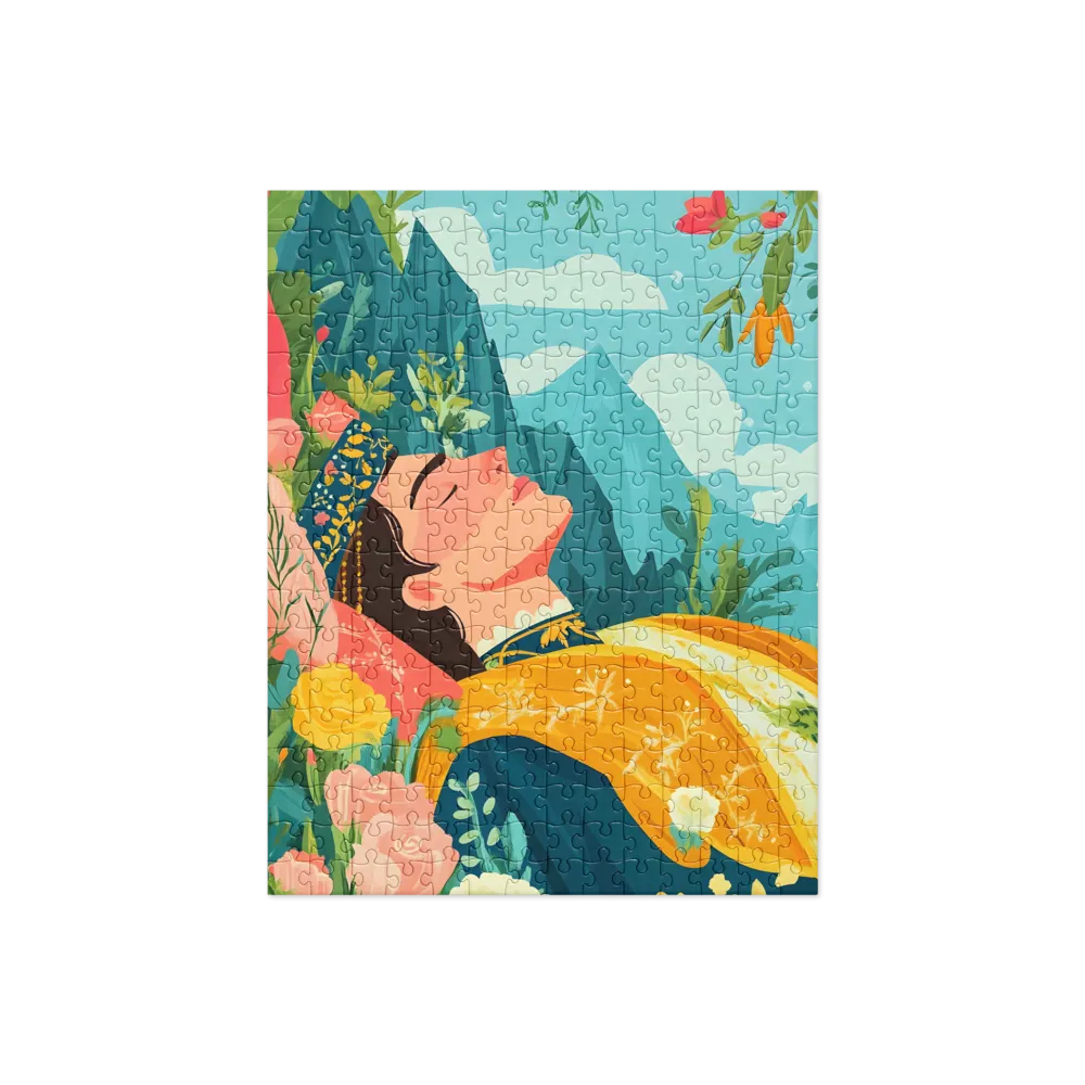 Dreamer in Bloom 
 Jigsaw Puzzle
