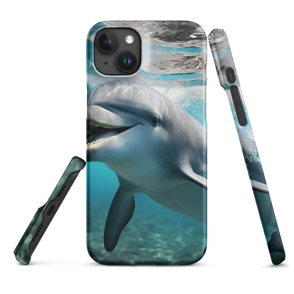 Smiling Dolphin Underwater Photograph | Phone Case