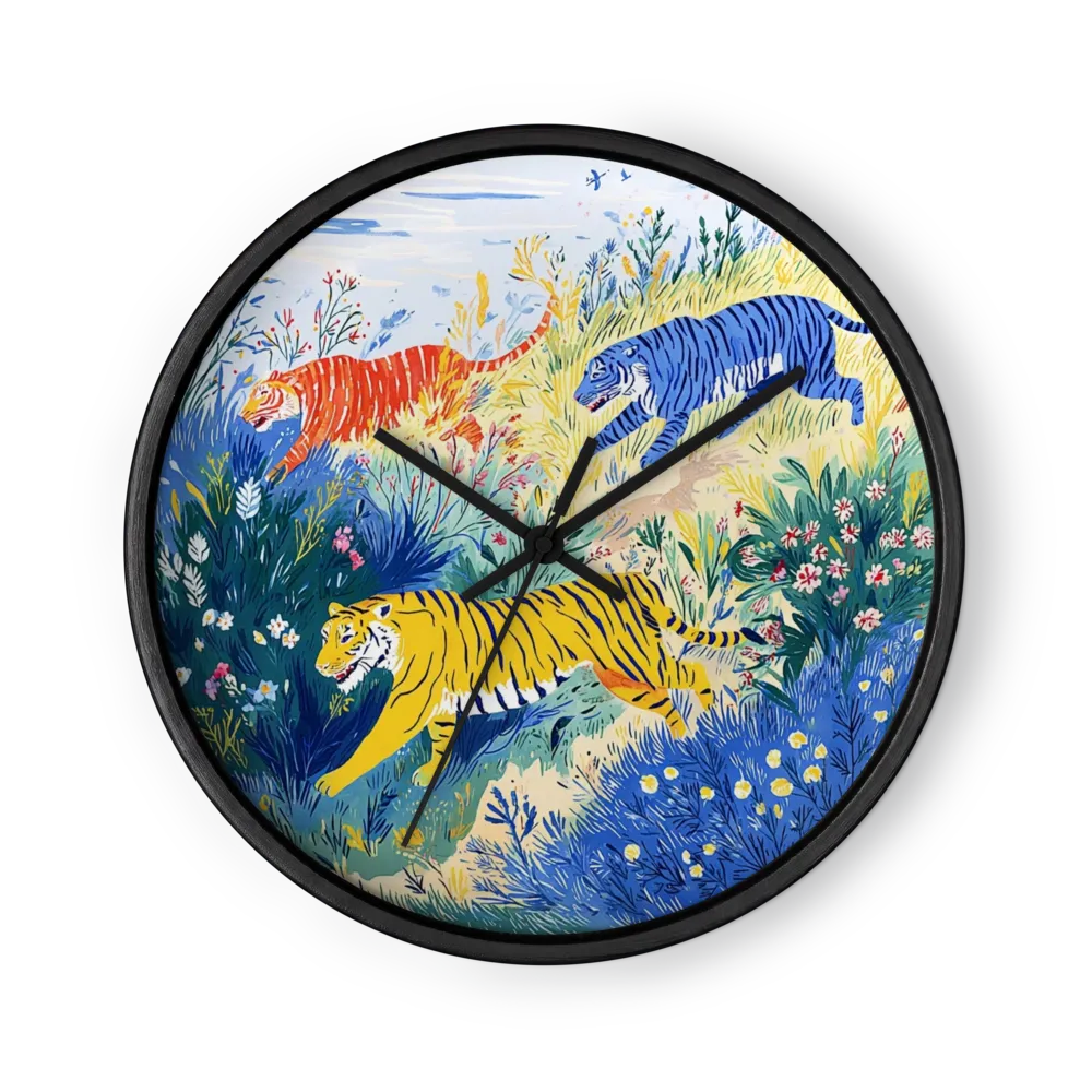 Tigers in the Wild | Wall Clock