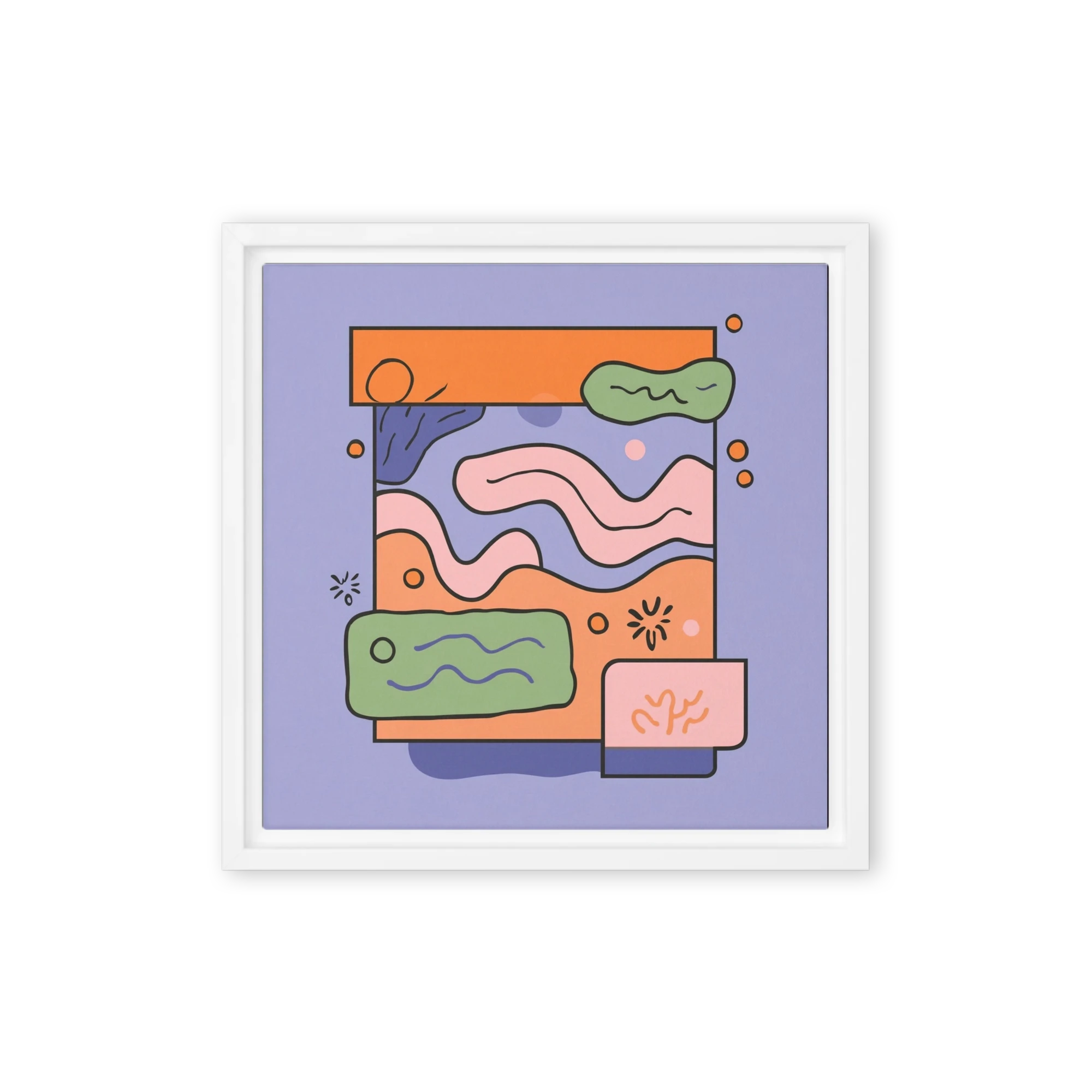 Memphis Wave Abstraction
