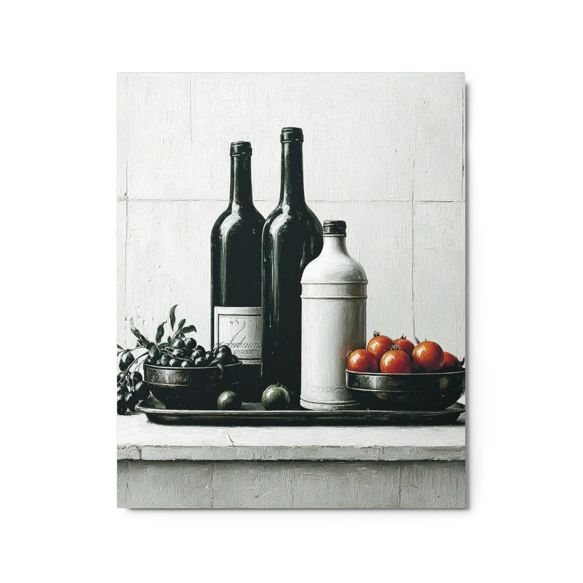 Still Life with Bottles and Tomatoes