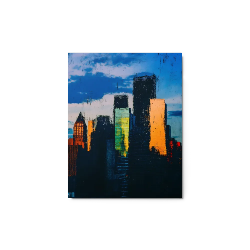 Reflections of Metropolis 
 Poster with Black Frame | 8″x 10″