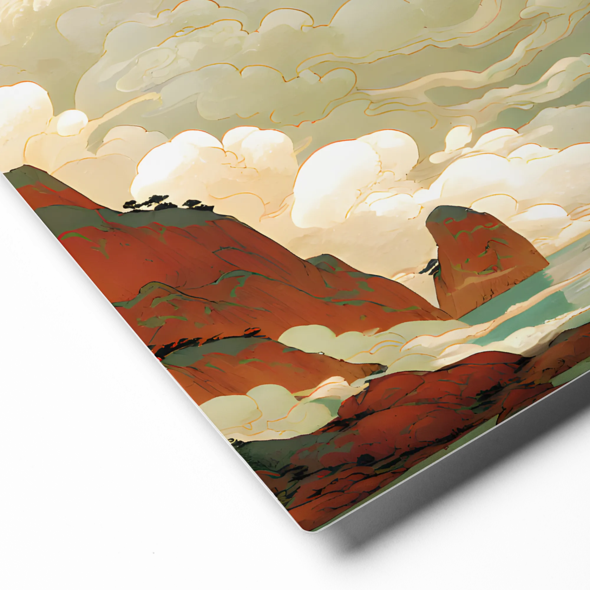Journey Through Cloud Kingdom 
 Canvas | 28″x 28″