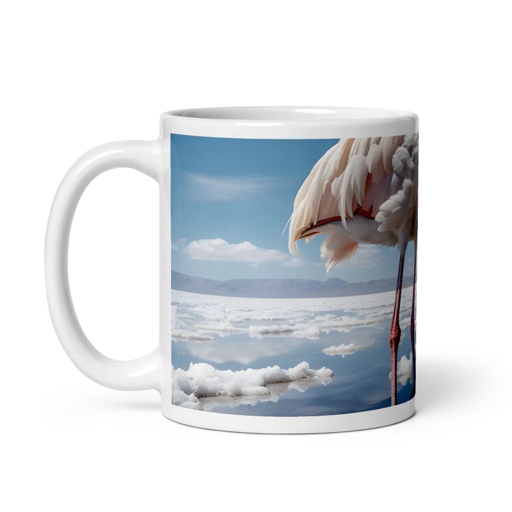 Graceful Solitude of a Flamingo