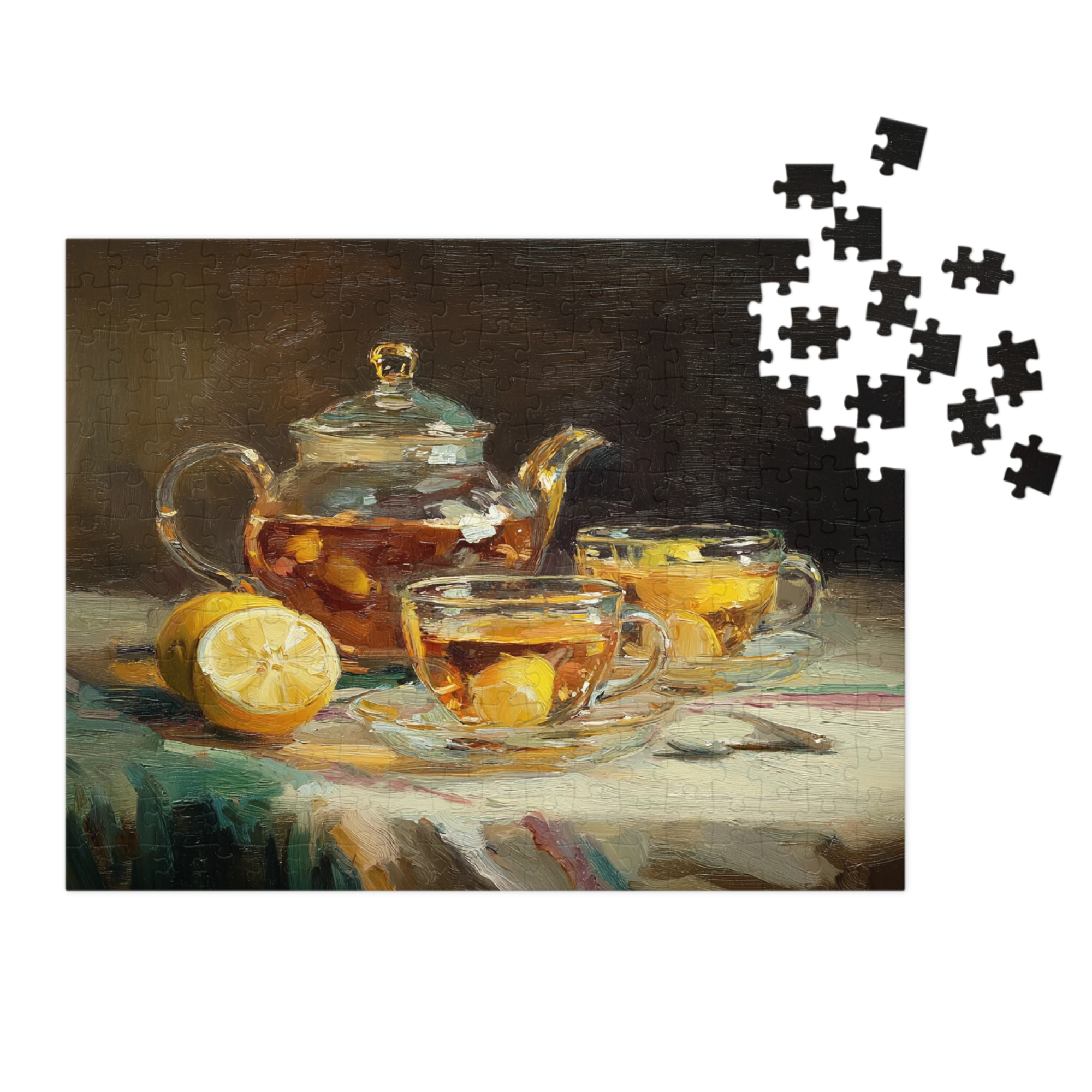 Golden Tea and Lemons