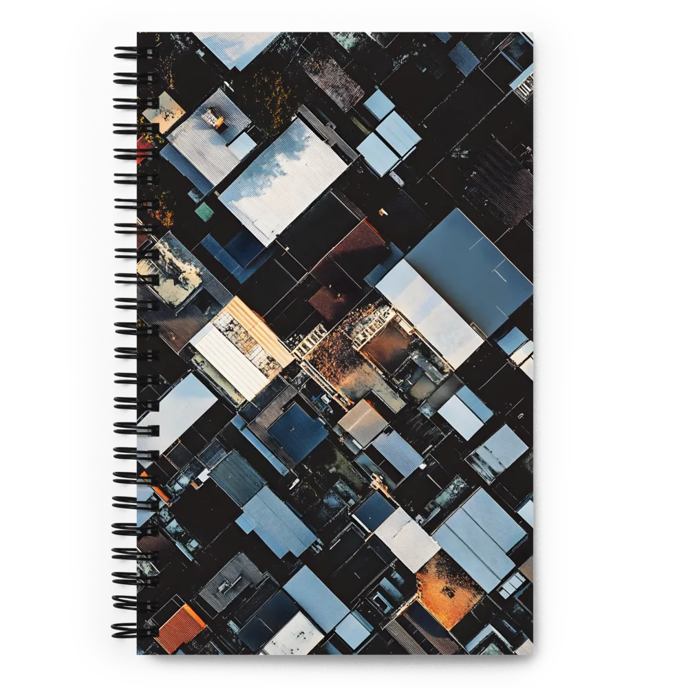 Urban Rooftop Geometry 
 Spiral Notebook | 140 pages
