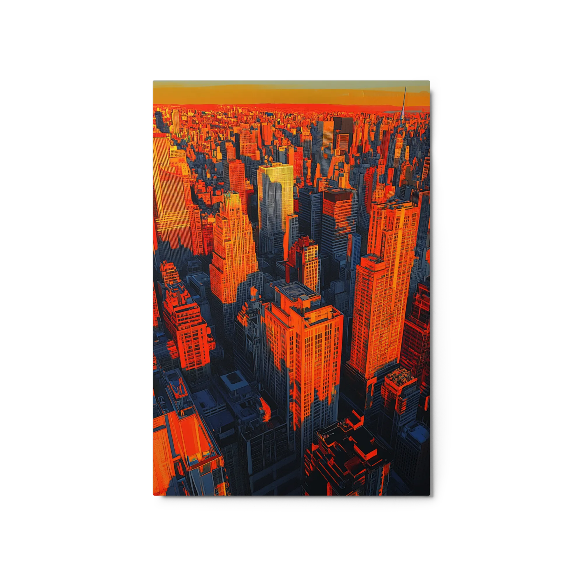 Vibrant Sunset Cityscape
