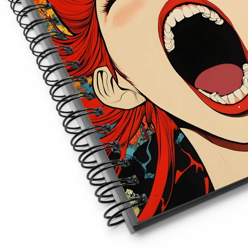 The Echoing Scream 
 Spiral Notebook | 140 pages