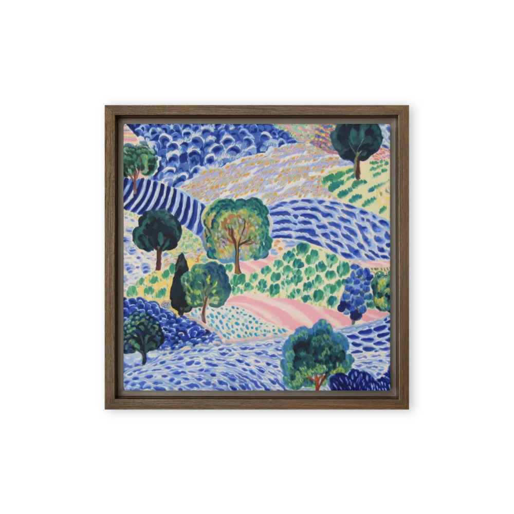 Blue Hills and Fields | Art Print